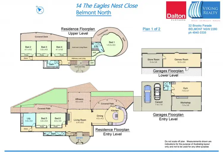 Floorplan of Homely house listing, 14 Eagles Nest Close, Belmont North NSW 2280