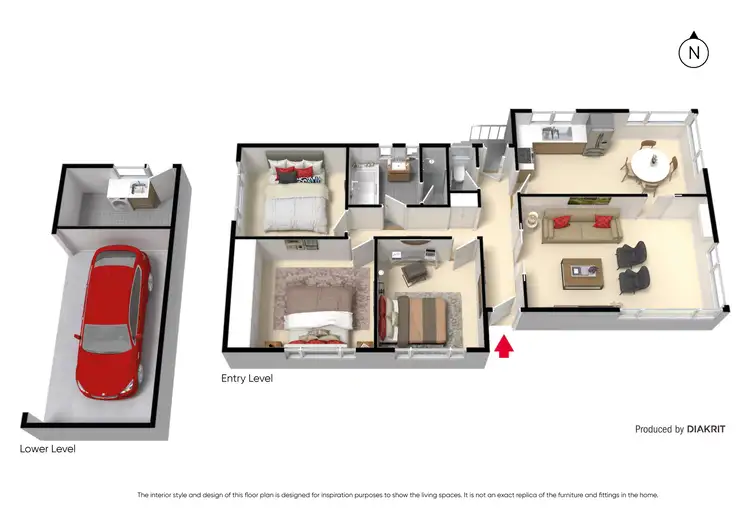 Floorplan of Homely house listing, 6 Paterson Crescent, Greensborough VIC 3088