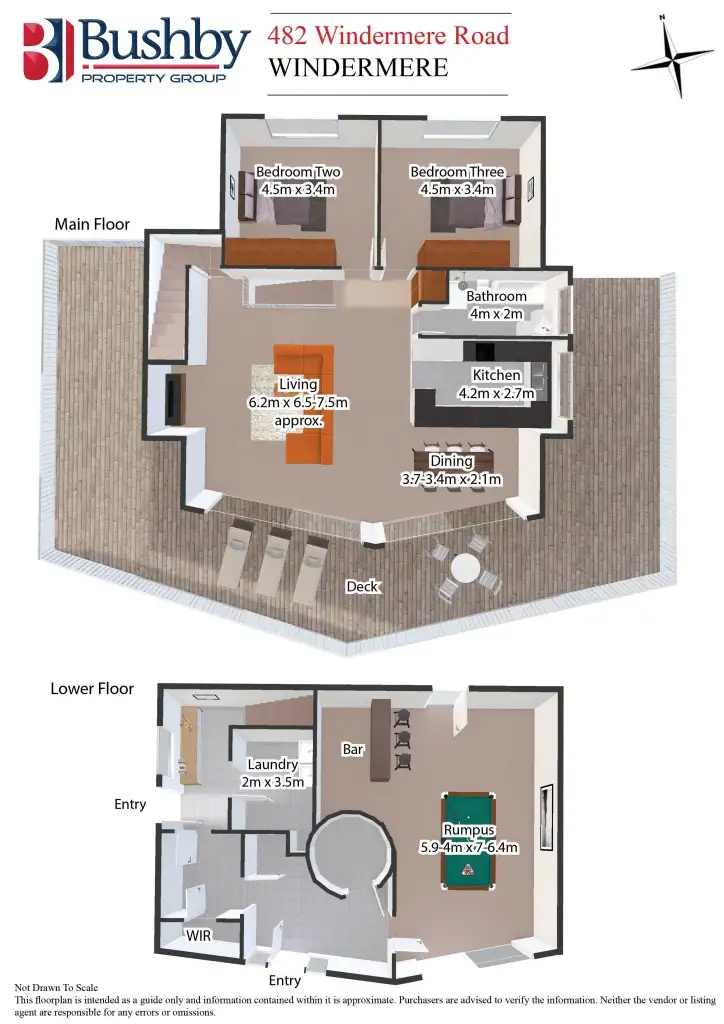 Floorplan of Homely house listing, 482 Windermere Road, Windermere TAS 7252