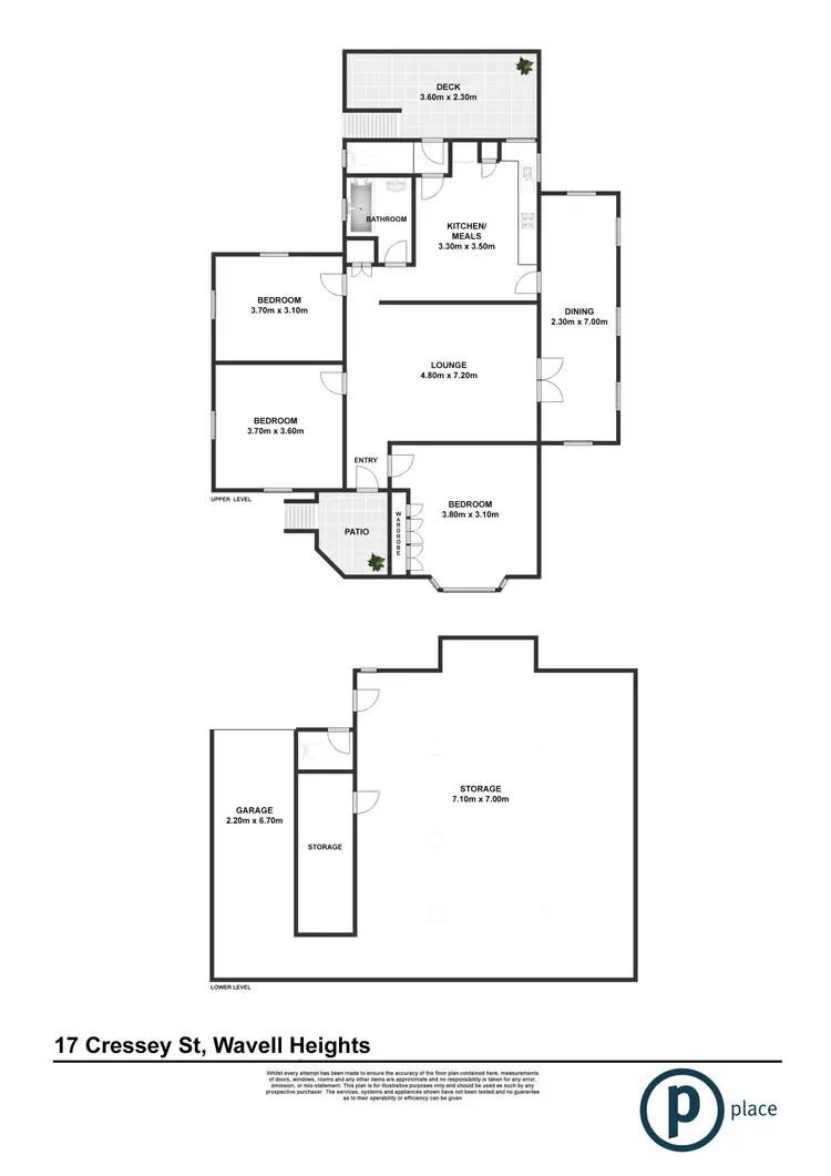 Floorplan of Homely house listing, 17 Cressey Street, Wavell Heights QLD 4012