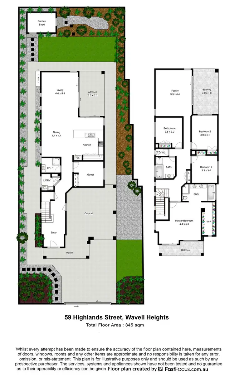 Floorplan of Homely house listing, 59 Highlands Street, Wavell Heights QLD 4012