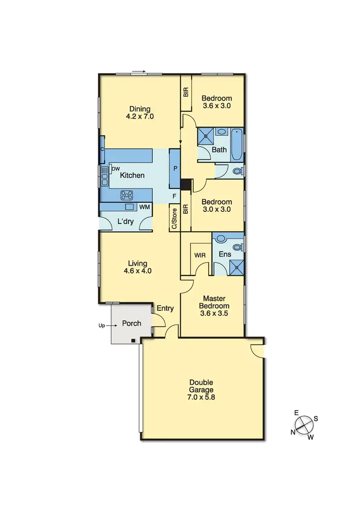 Floorplan of Homely unit listing, 2/2 Langewan Road, Langwarrin VIC 3910