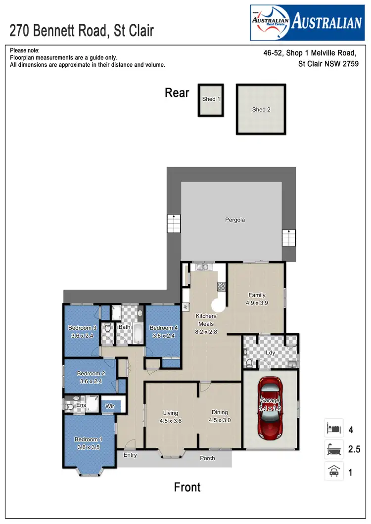 Floorplan of Homely house listing, 270 Bennett Road, St Clair NSW 2759
