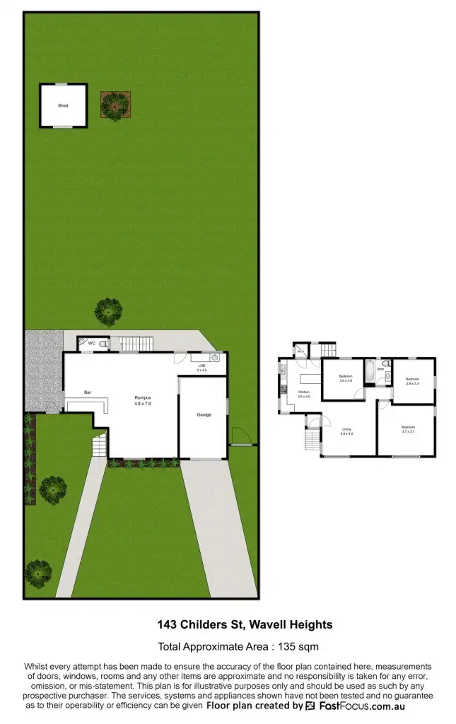 Floorplan of Homely house listing, 143 Childers Street, Wavell Heights QLD 4012