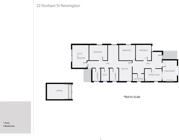 Floorplan of Homely house listing, 22 Durham Street, Newington VIC 3350