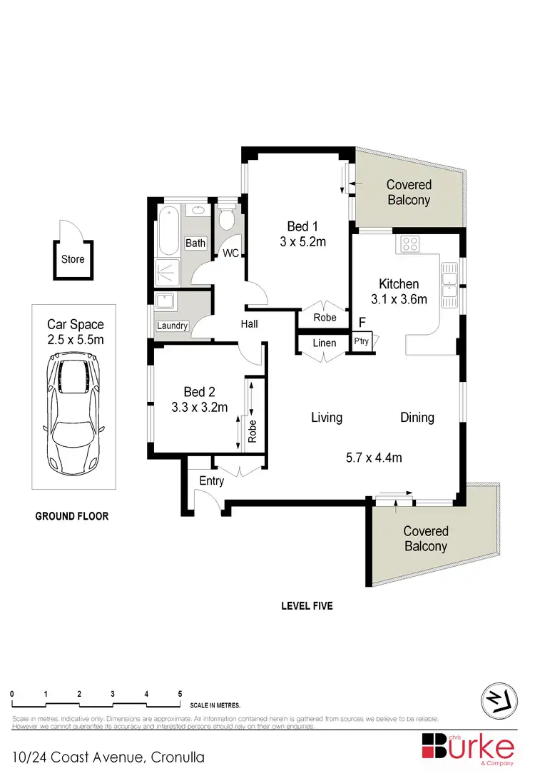 Floorplan of Homely unit listing, 10/24-26 Coast Avenue, Cronulla NSW 2230