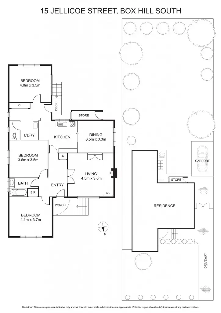Floorplan of Homely house listing, 15 Jellicoe Street, Box Hill South VIC 3128