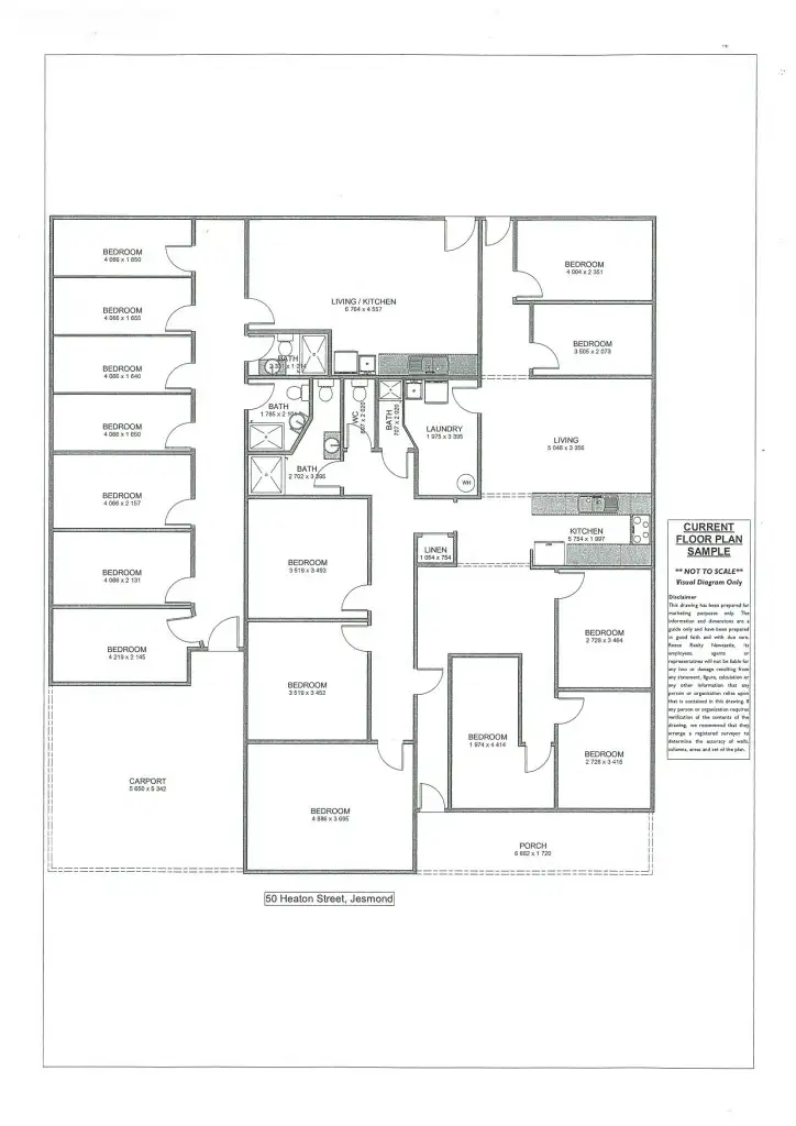 Floorplan of Homely house listing, 50 Heaton Street, Jesmond NSW 2299