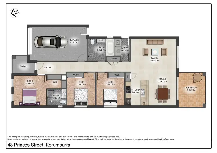 Floorplan of Homely house listing, 48 Princes Street, Korumburra VIC 3950