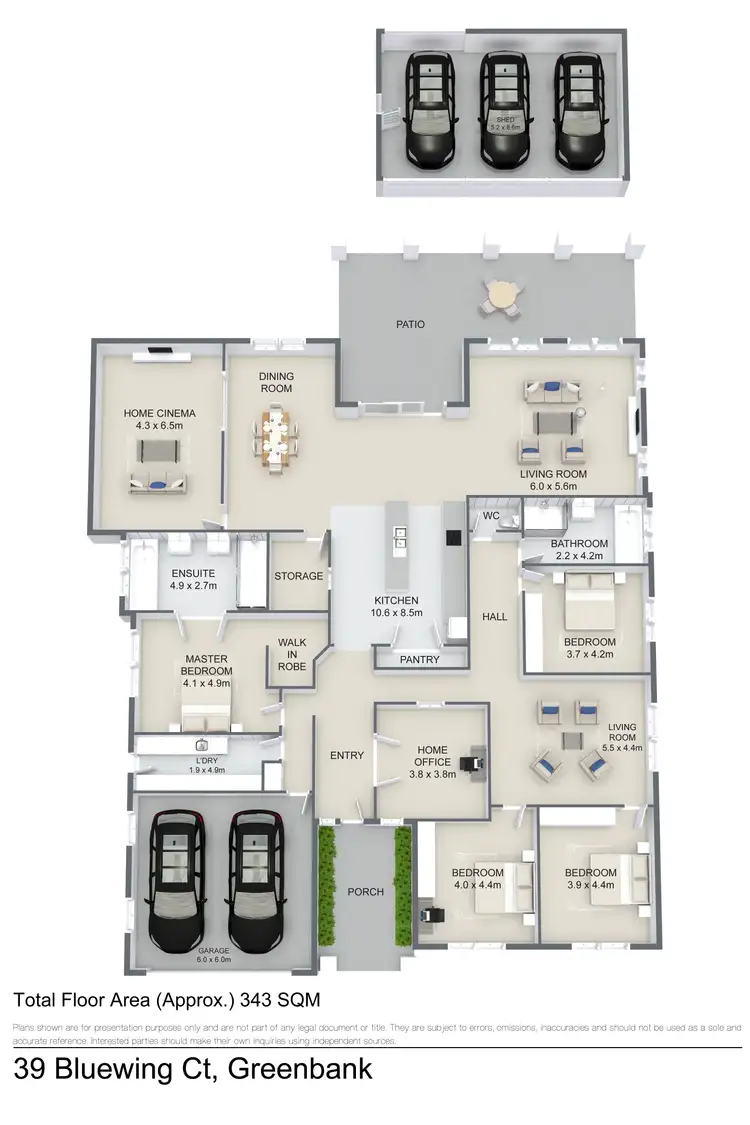 Floorplan of Homely house listing, 39 Bluewing Court, Greenbank QLD 4124