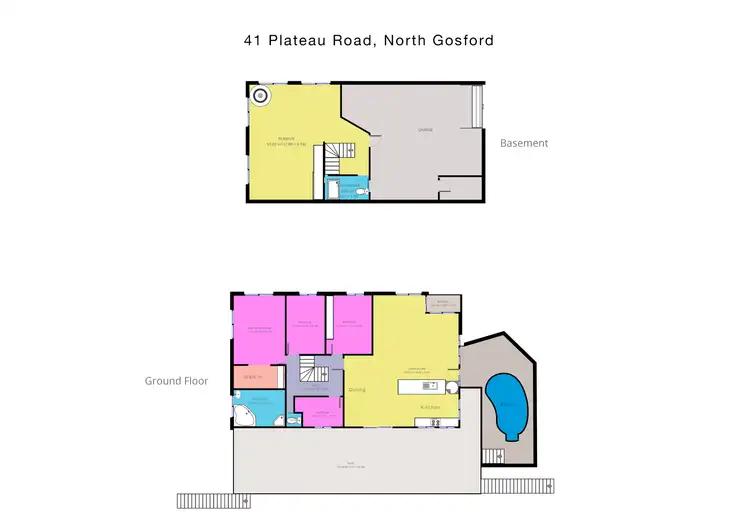 Floorplan of Homely house listing, 41 Plateau Rd, North Gosford NSW 2250