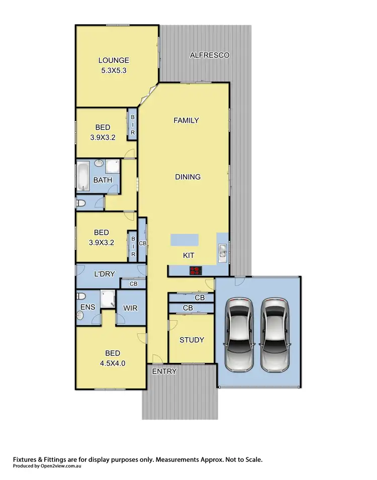 Floorplan of Homely house listing, 3 Clarence Way, Yea VIC 3717