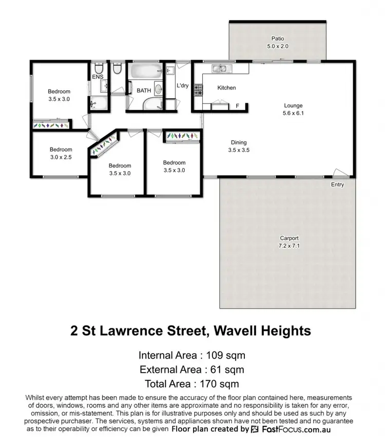 Floorplan of Homely house listing, 2 St Lawrence Street, Wavell Heights QLD 4012