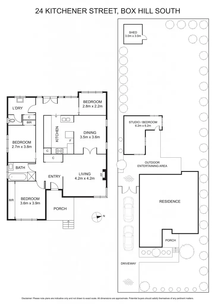 Floorplan of Homely house listing, 24 Kitchener Street, Box Hill South VIC 3128