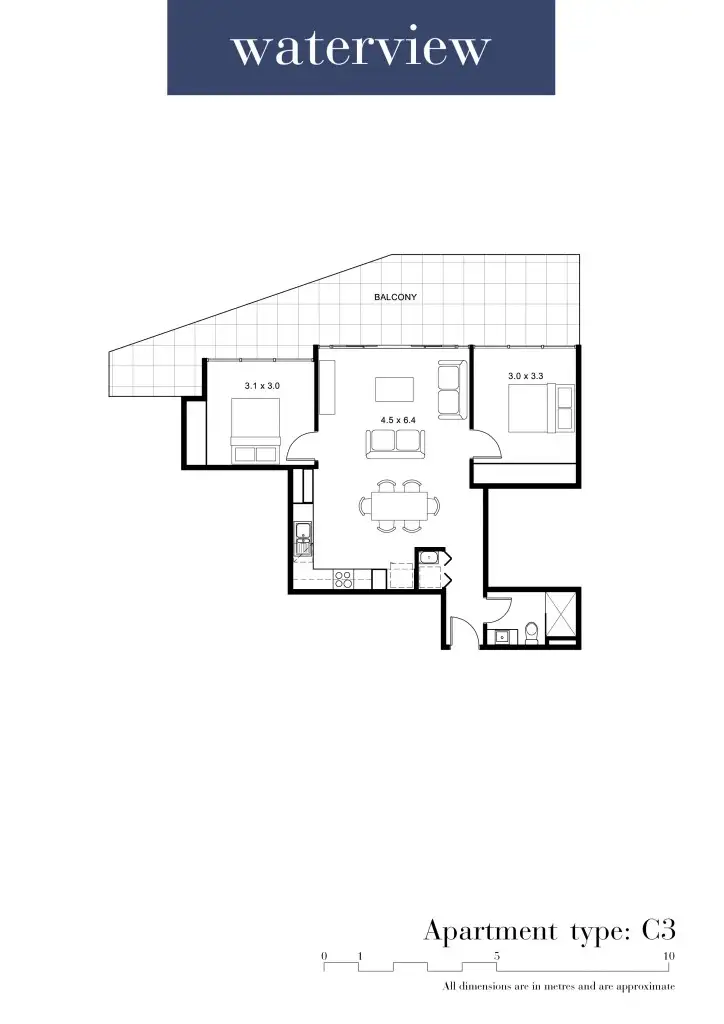 Floorplan of Homely apartment listing, 201/60 Edgewater Boulevard, Maribyrnong VIC 3032