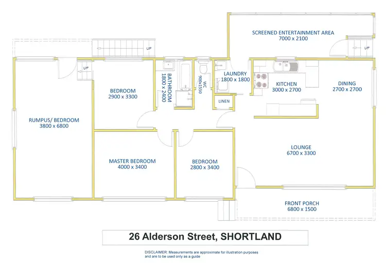 Floorplan of Homely house listing, 26 Alderson Street, Shortland NSW 2307