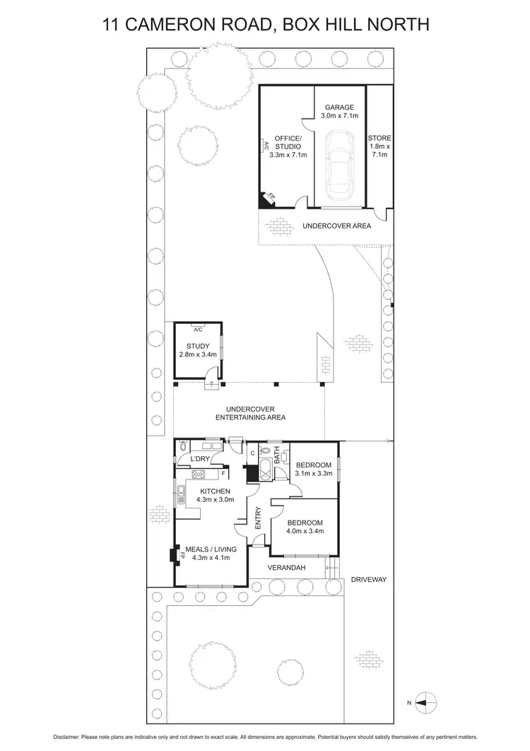 Floorplan of Homely house listing, 11 Cameron Road, Box Hill North VIC 3129