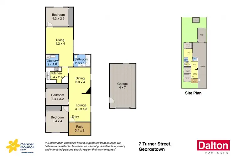 Floorplan of Homely house listing, 7 Turner Street, Georgetown NSW 2298