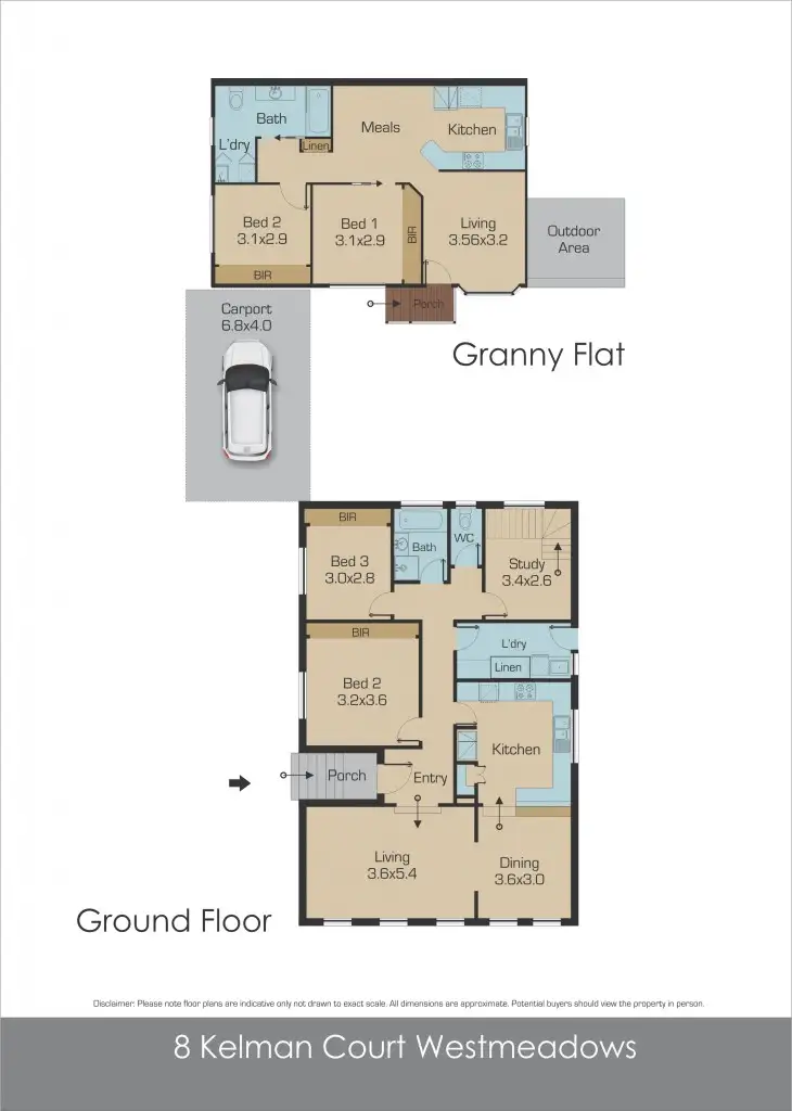 Floorplan of Homely house listing, 8 Kelman Court, Westmeadows VIC 3049