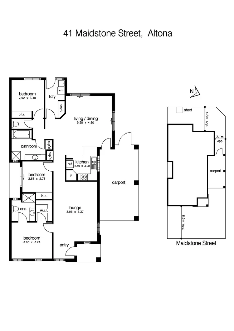 Floorplan of Homely house listing, 41 Maidstone Street, Altona VIC 3018