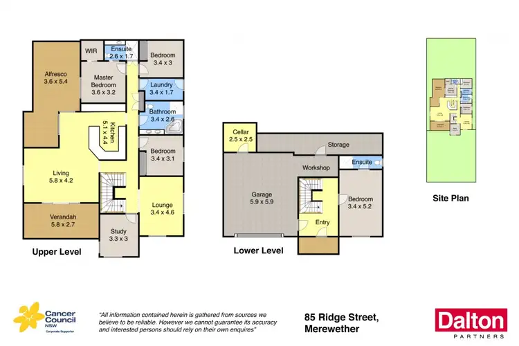 Floorplan of Homely house listing, 85 Ridge Street, Merewether NSW 2291