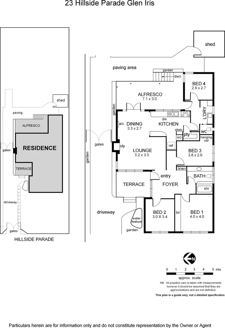 Floorplan of Homely house listing, 23 Hillside Parade, Glen Iris VIC 3146