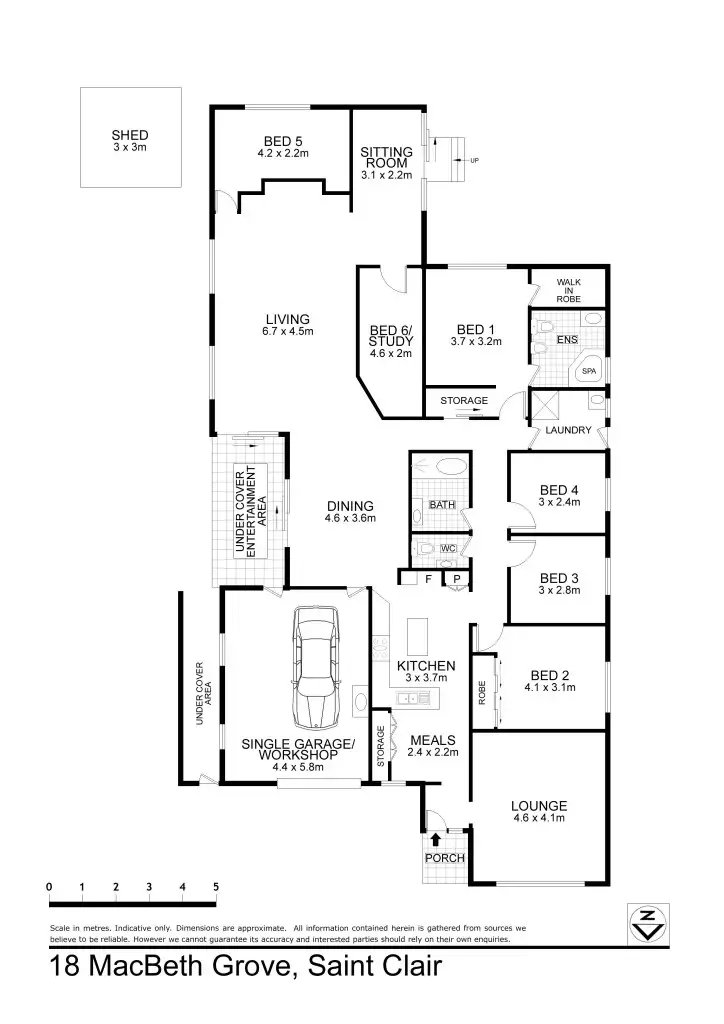 Floorplan of Homely house listing, 18 Macbeth Grove, St Clair NSW 2759