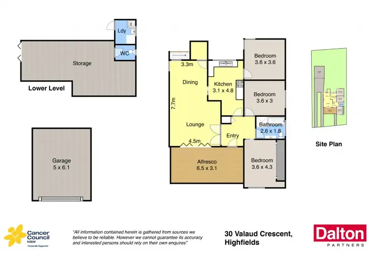 Floorplan of Homely house listing, 30 Valaud Crescent, Highfields NSW 2289