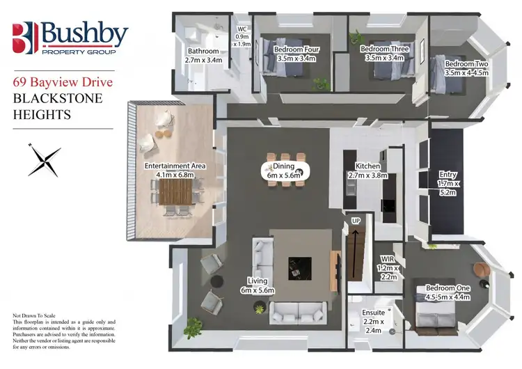 Floorplan of Homely house listing, 69 Bayview Drive, Blackstone Heights TAS 7250