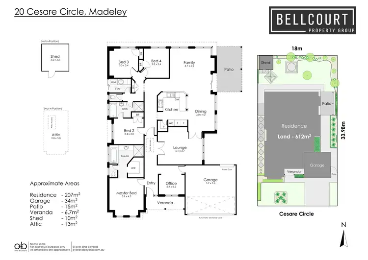 Floorplan of Homely house listing, 20 Cesare Circle, Madeley WA 6065