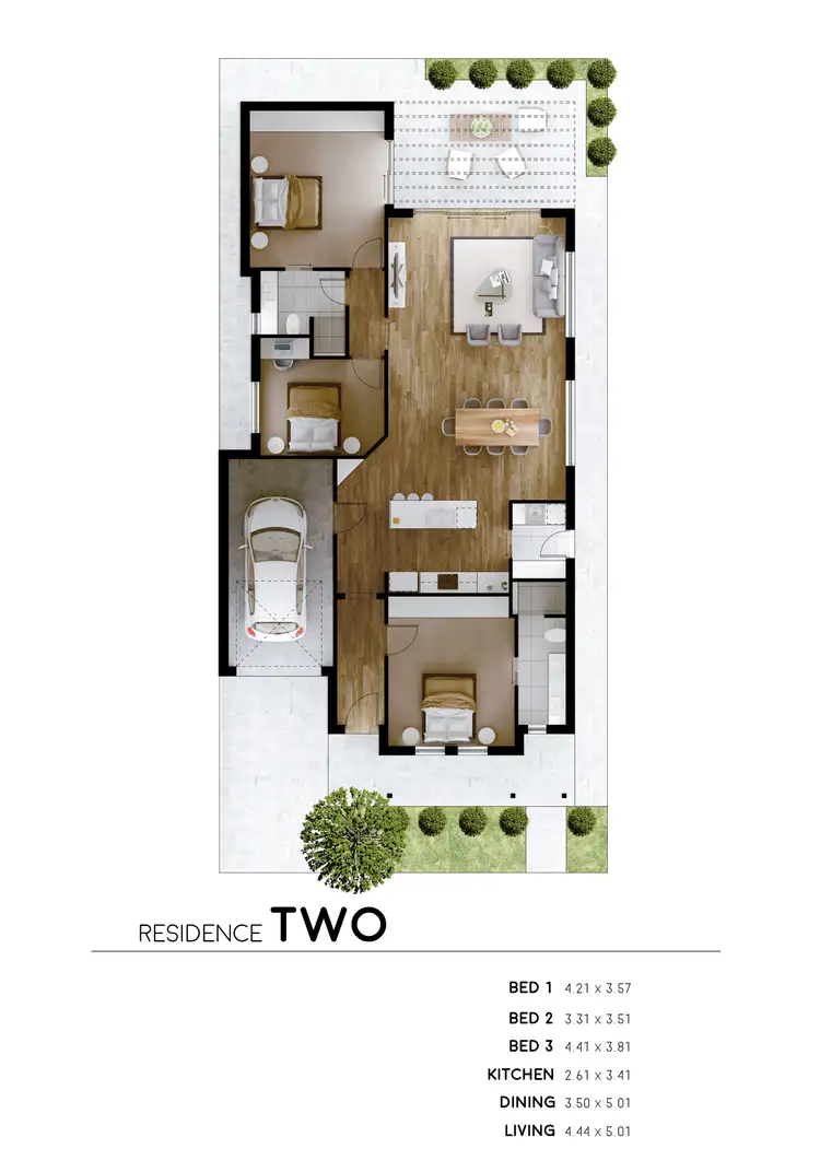 Floorplan of Homely house listing, 2A & 2B May Terrace, Kensington Park SA 5068