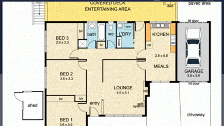 Floorplan of Homely house listing, Address available on request