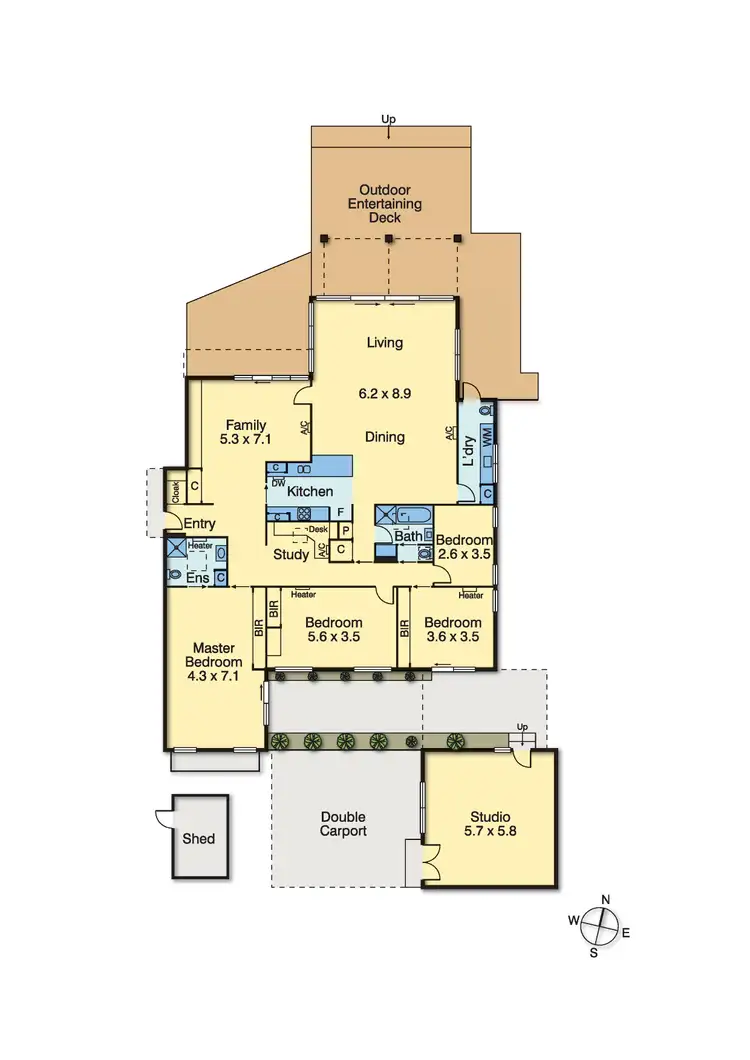 Floorplan of Homely house listing, 3 Channel Street, Mornington VIC 3931