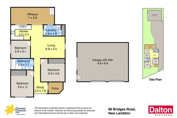 Floorplan of Homely house listing, 96 Bridges Road, New Lambton NSW 2305