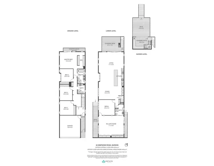 Floorplan of Homely house listing, 63 Simpsons Road, Bardon QLD 4065