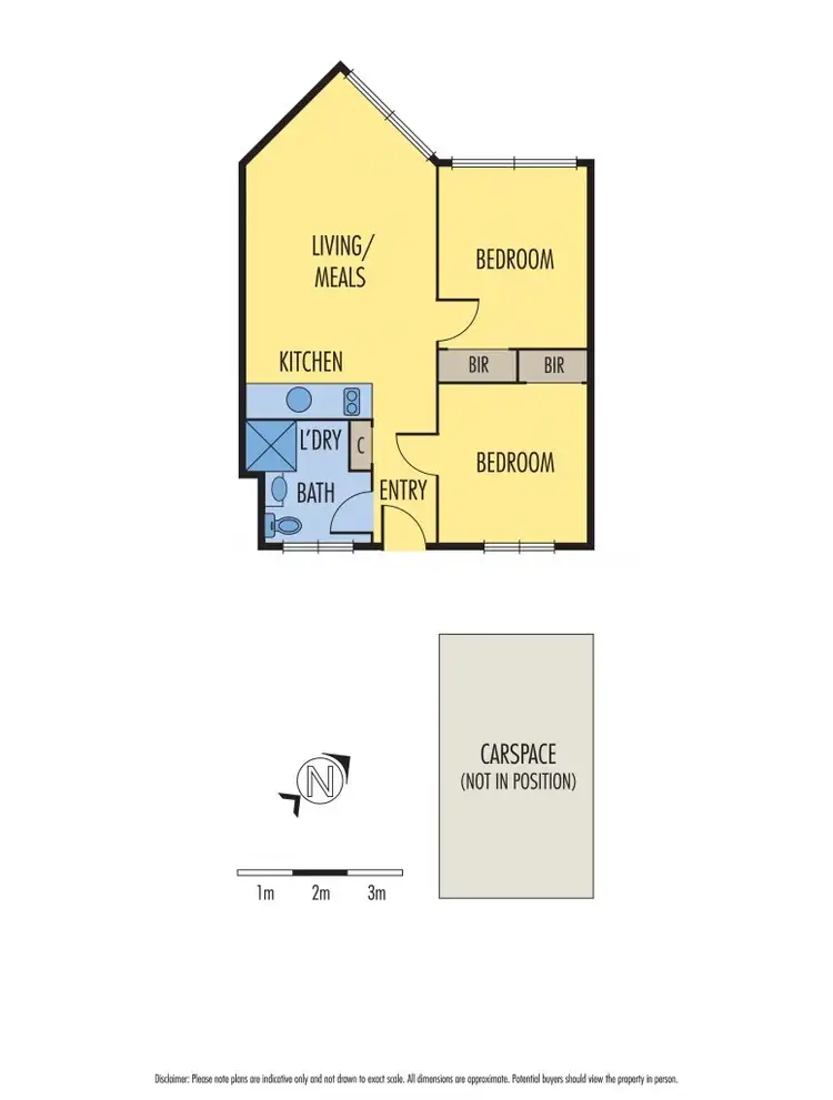 Floorplan of Homely apartment listing, 14/77 Chapman Street, North Melbourne VIC 3051