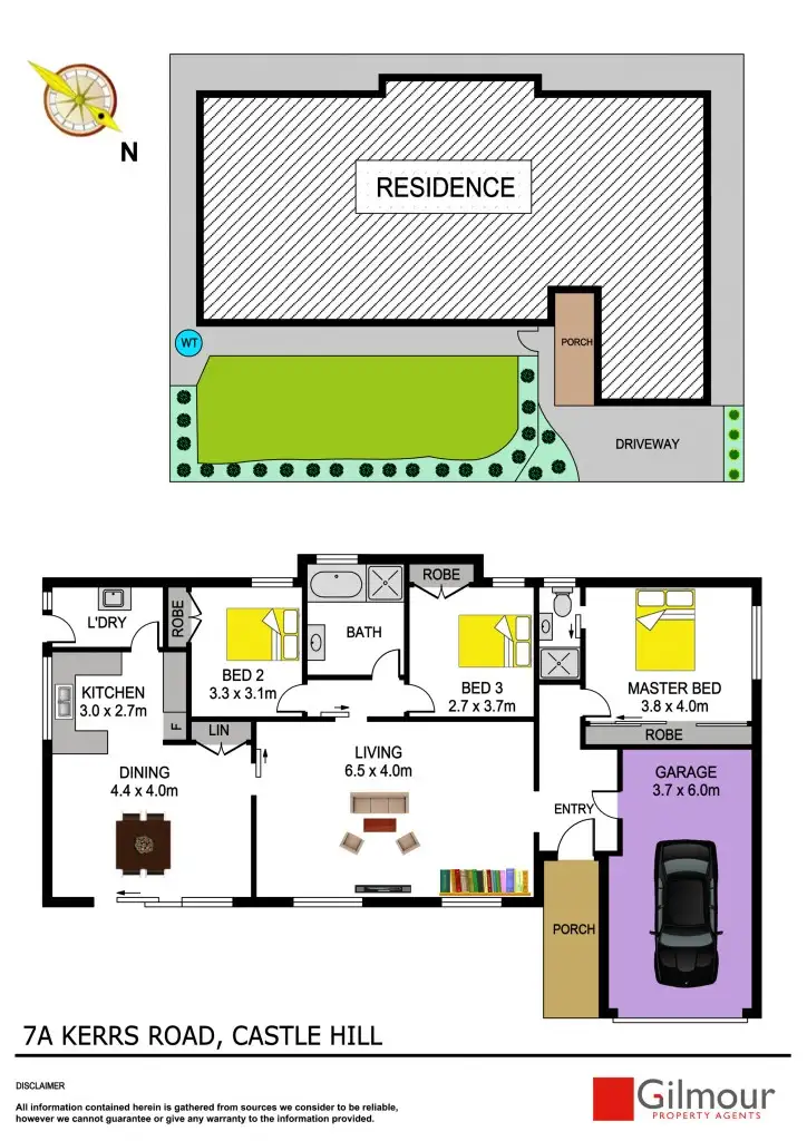 Floorplan of Homely house listing, 7A Kerrs Road, Castle Hill NSW 2154
