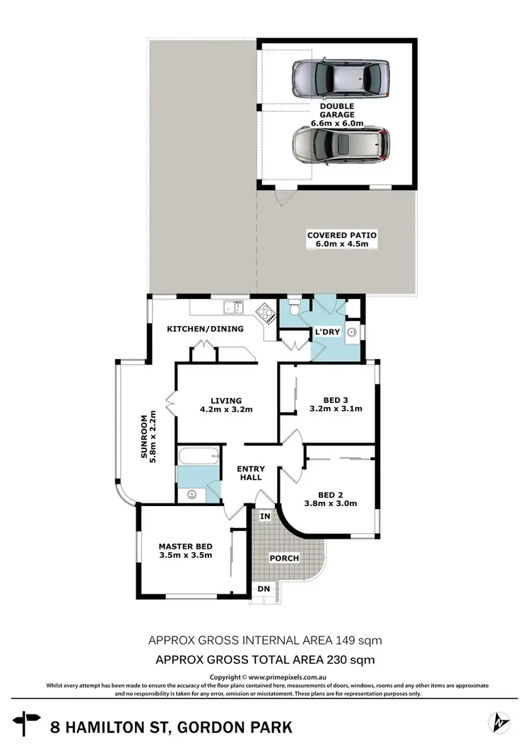 Floorplan of Homely house listing, 8 Hamilton Street, Gordon Park QLD 4031