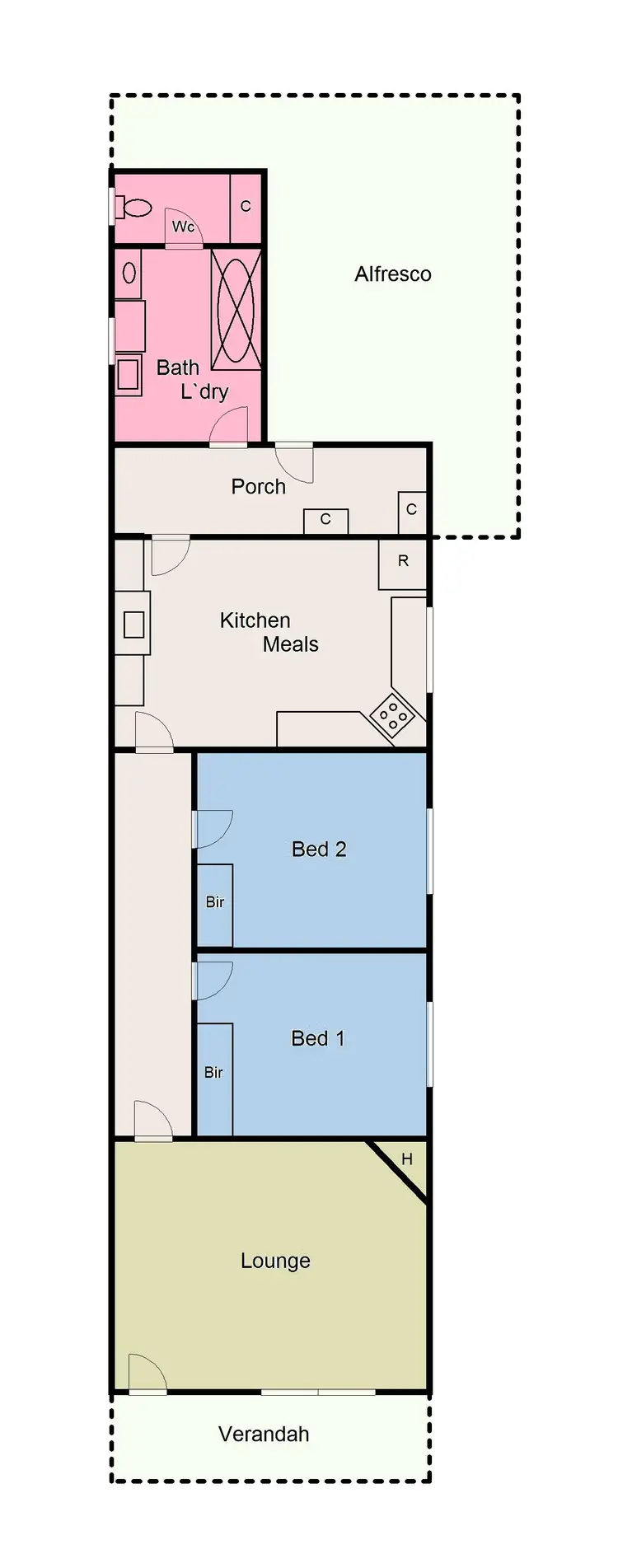 Floorplan of Homely house listing, 142 Eureka Street, Ballarat East VIC 3350
