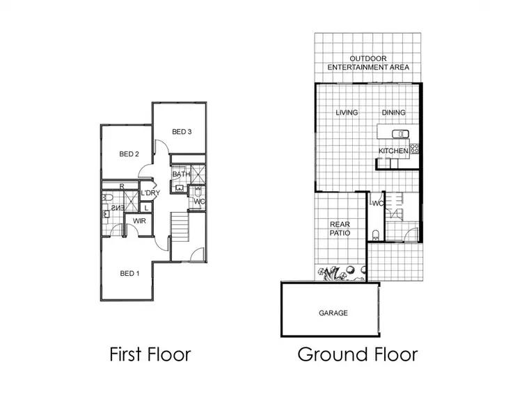 Floorplan of Homely townhouse listing, 4/13 Bradley Avenue, Kedron QLD 4031