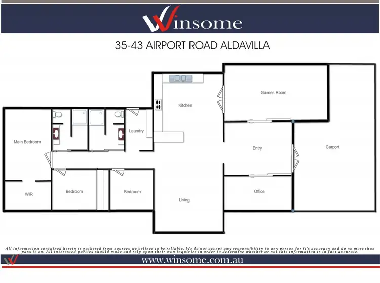 Floorplan of Homely house listing, 35-43 Airport Road, Aldavilla NSW 2440