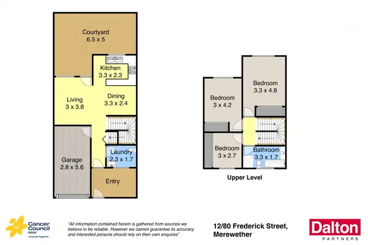 Floorplan of Homely townhouse listing, 12/80-82 Frederick Street, Merewether NSW 2291
