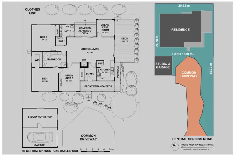 Floorplan of Homely house listing, 93 Central Springs Road, Daylesford VIC 3460