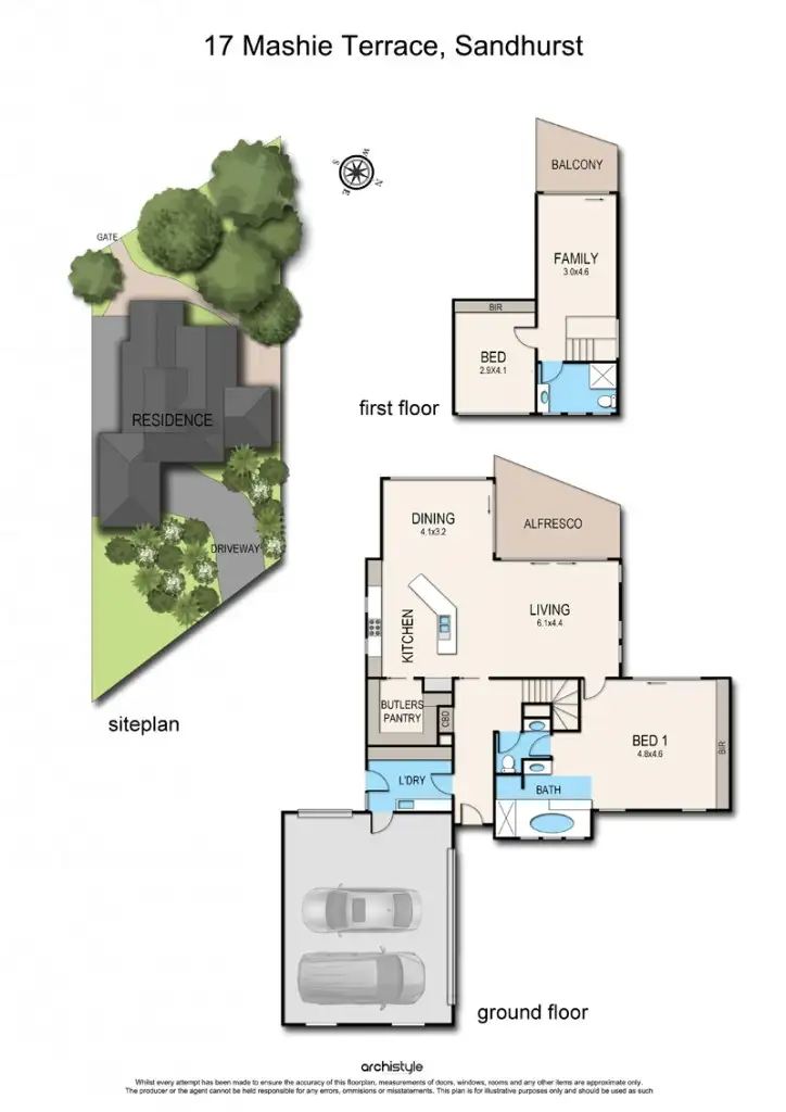 Floorplan of Homely house listing, 17 Mashie Terrace, Sandhurst VIC 3977
