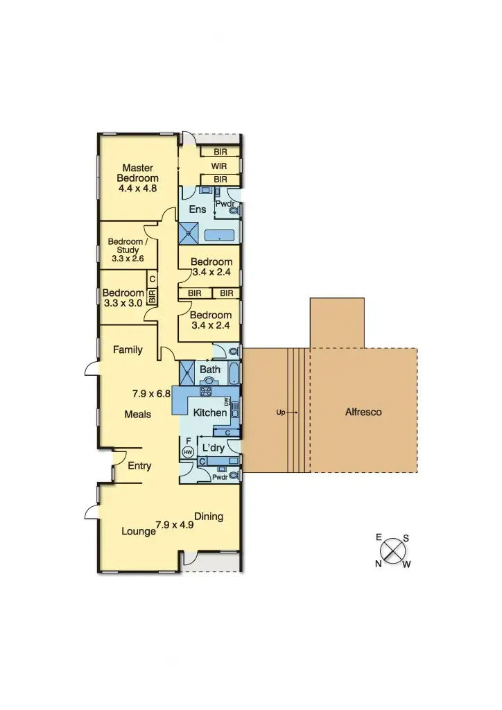 Floorplan of Homely house listing, 21 Allen Drive, Mount Eliza VIC 3930