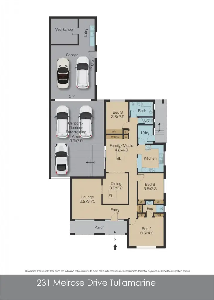 Floorplan of Homely house listing, 231 Melrose Drive, Tullamarine VIC 3043