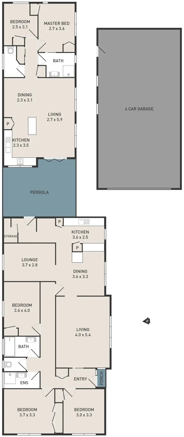 Floorplan of Homely house listing, 41 Gordon Avenue South, Altona Meadows VIC 3028