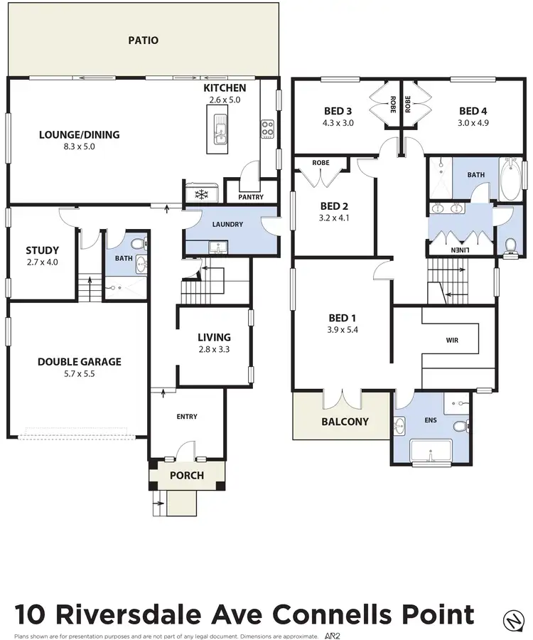Floorplan of Homely house listing, 10 Riversdale Avenue, Connells Point NSW 2221