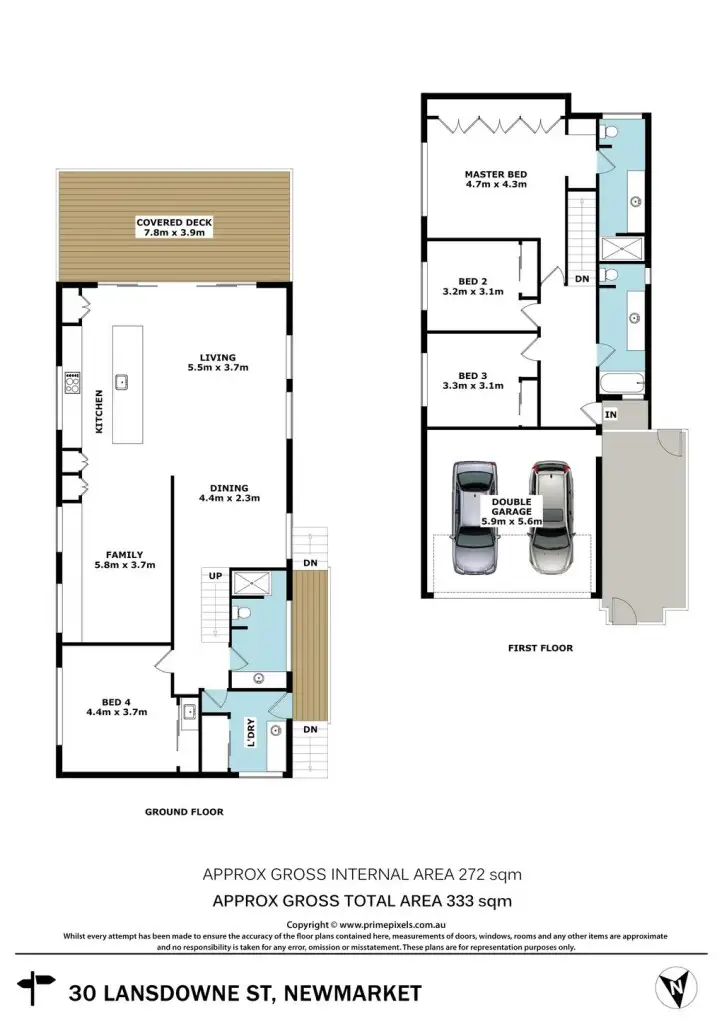 Floorplan of Homely house listing, 30 Lansdowne Street, Newmarket QLD 4051