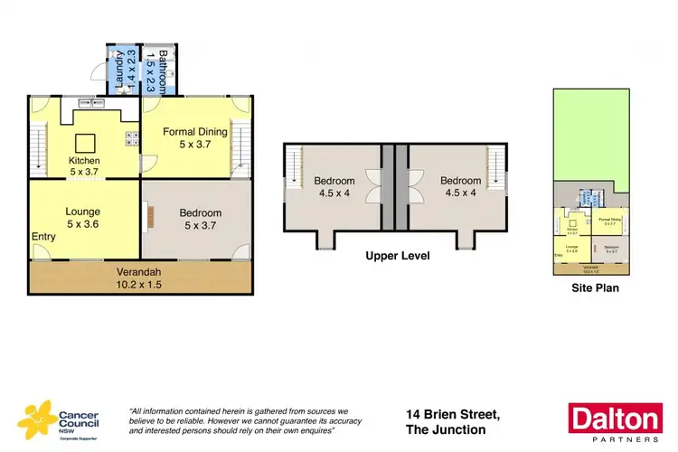 Floorplan of Homely house listing, 14 Brien Street, The Junction NSW 2291